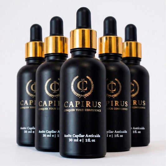 Pack de 6 Aceite AntiCaída Capirus - La solución más fácil para evitar perder pelo