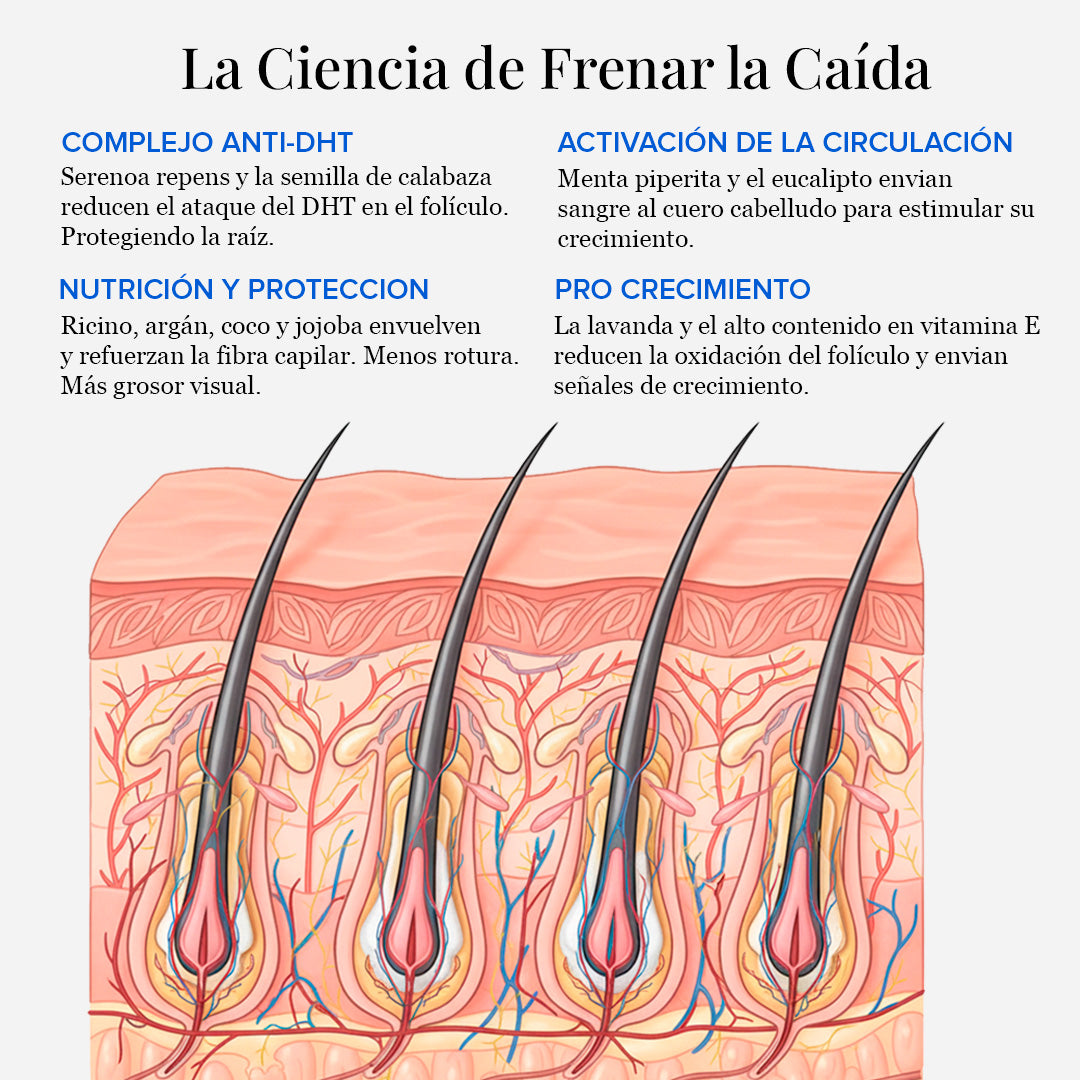 Aceite AntiCaída Capirus - La solución más fácil para evitar perder pelo